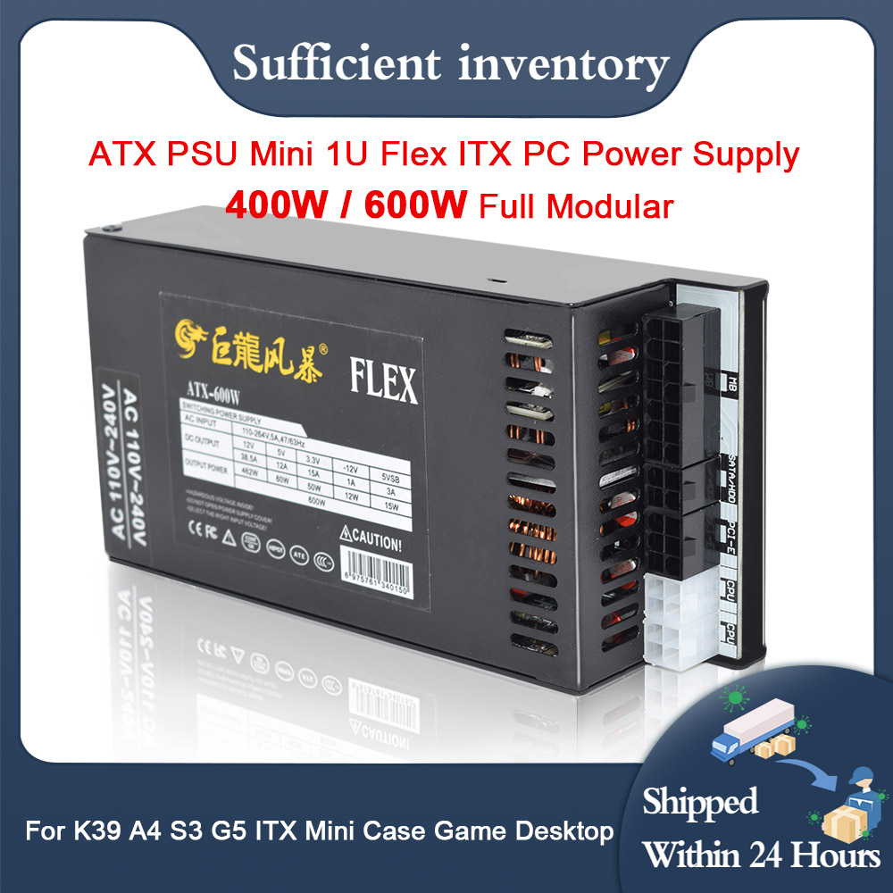 Flex Atx Power Supply 600W 1U - Nova fonte de alimentação para pc