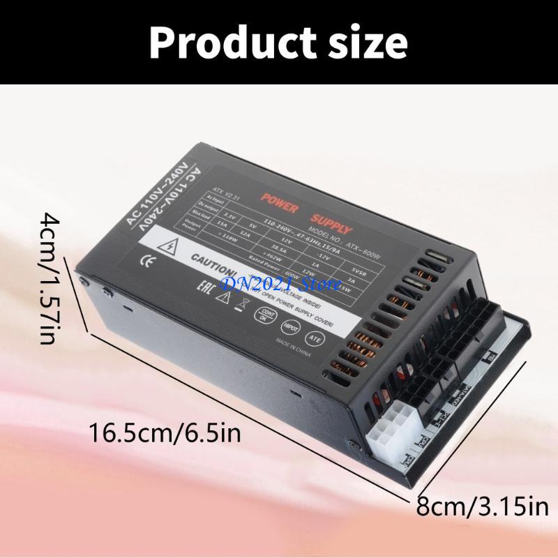 Flex Atx Power Supply 600W 1U - F3KE SIMENTO REFRIGINE 600W FLEXS ATXS