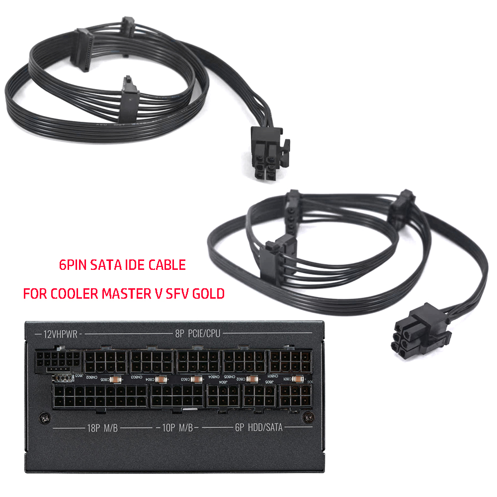6pin pcie para 3 * sata molex  - Sfx Modular Power Supply 850W Gold avaliação e preço