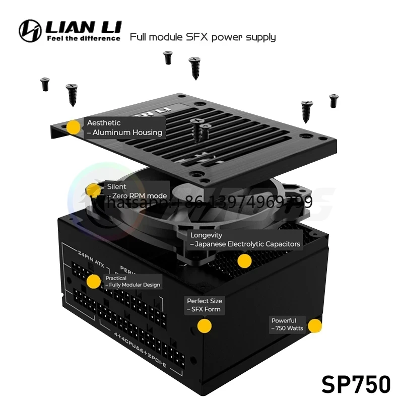 Fonte de Alimentação LIAN LI P - 750W Sfx Fully Modular Power Supply avaliação e preço